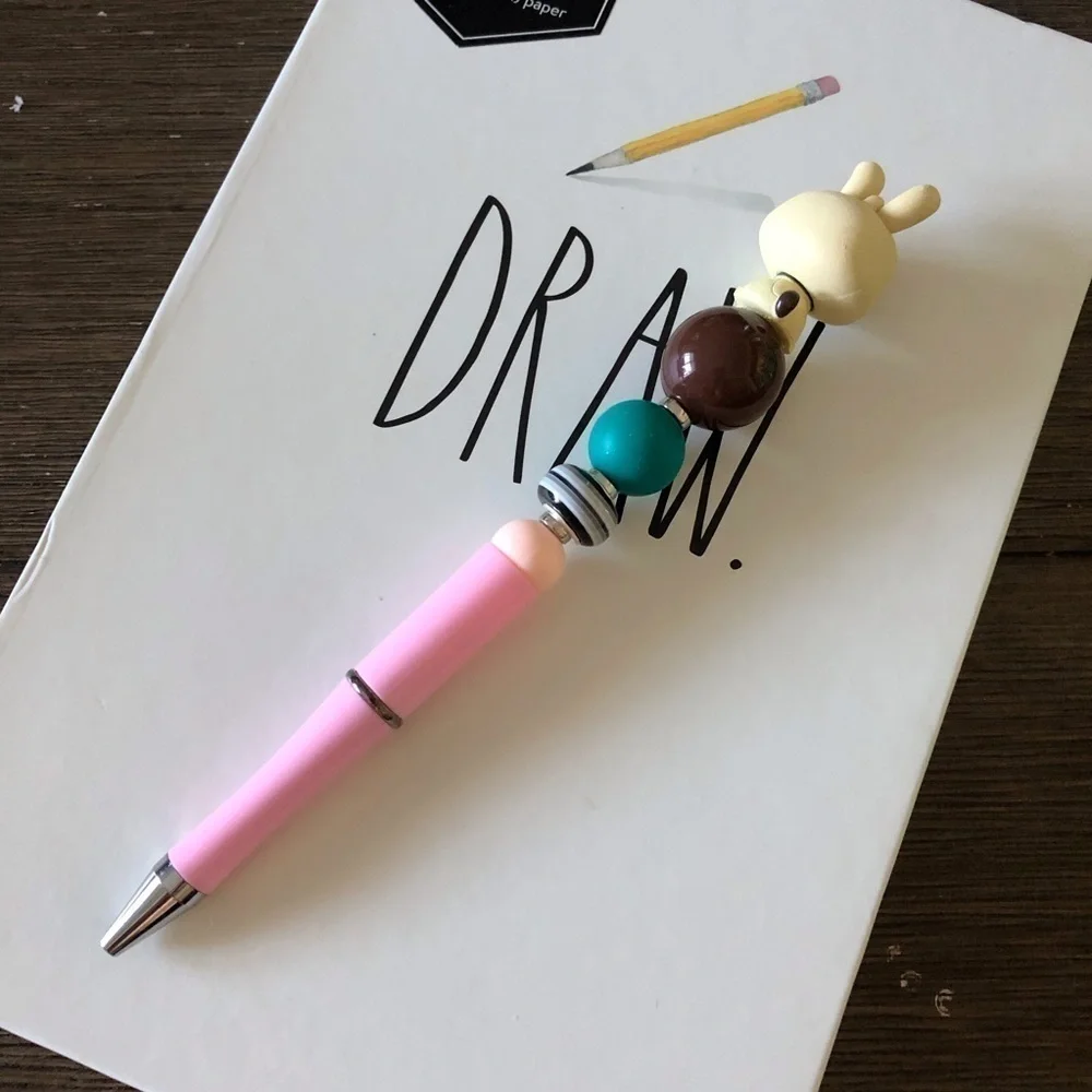 Disney Doorables: Mulan: Little Brother handmade beaded pen